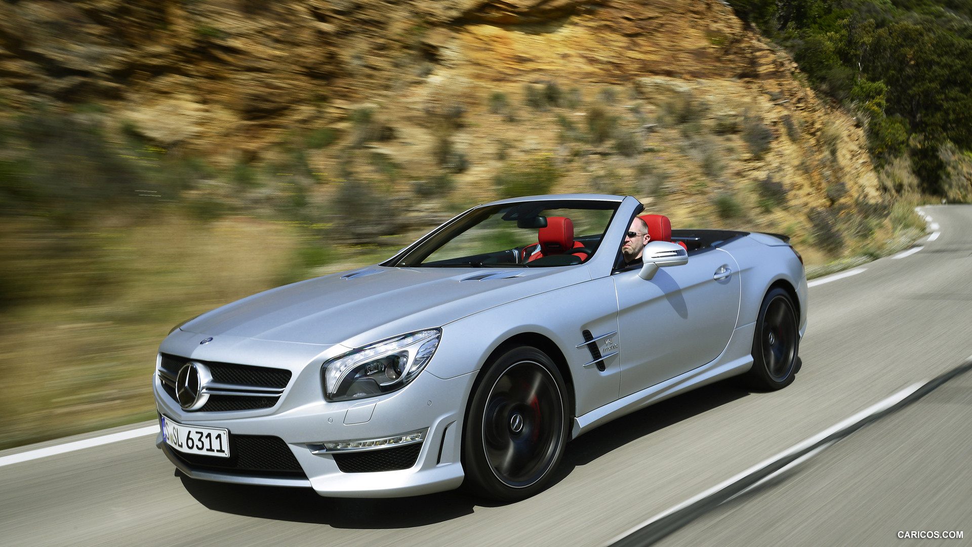 2013 Mercedes-Benz SL63 AMG Silver - Front, #30 of 111