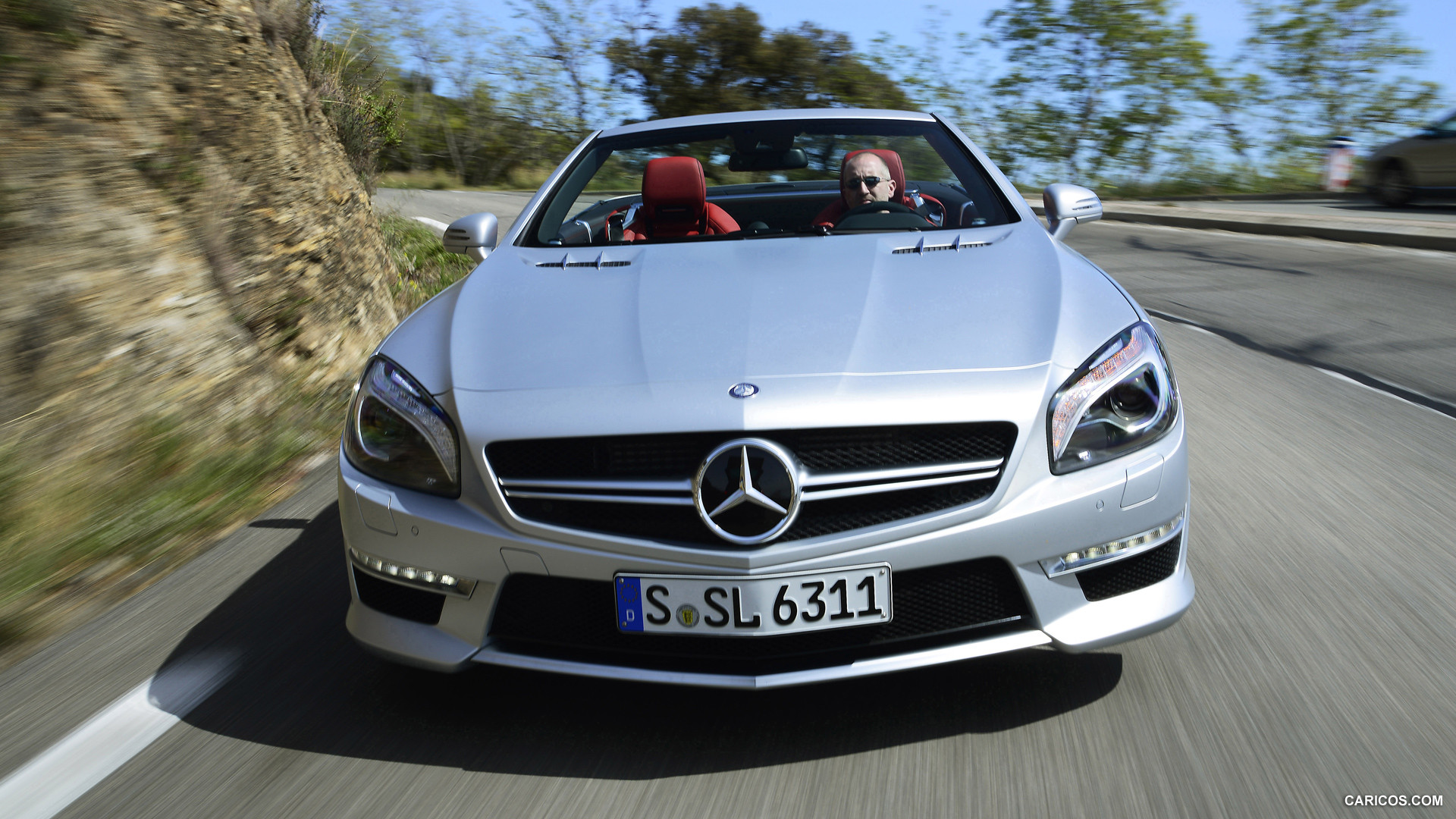 2013 Mercedes-Benz SL63 AMG Silver - Front, #32 of 111