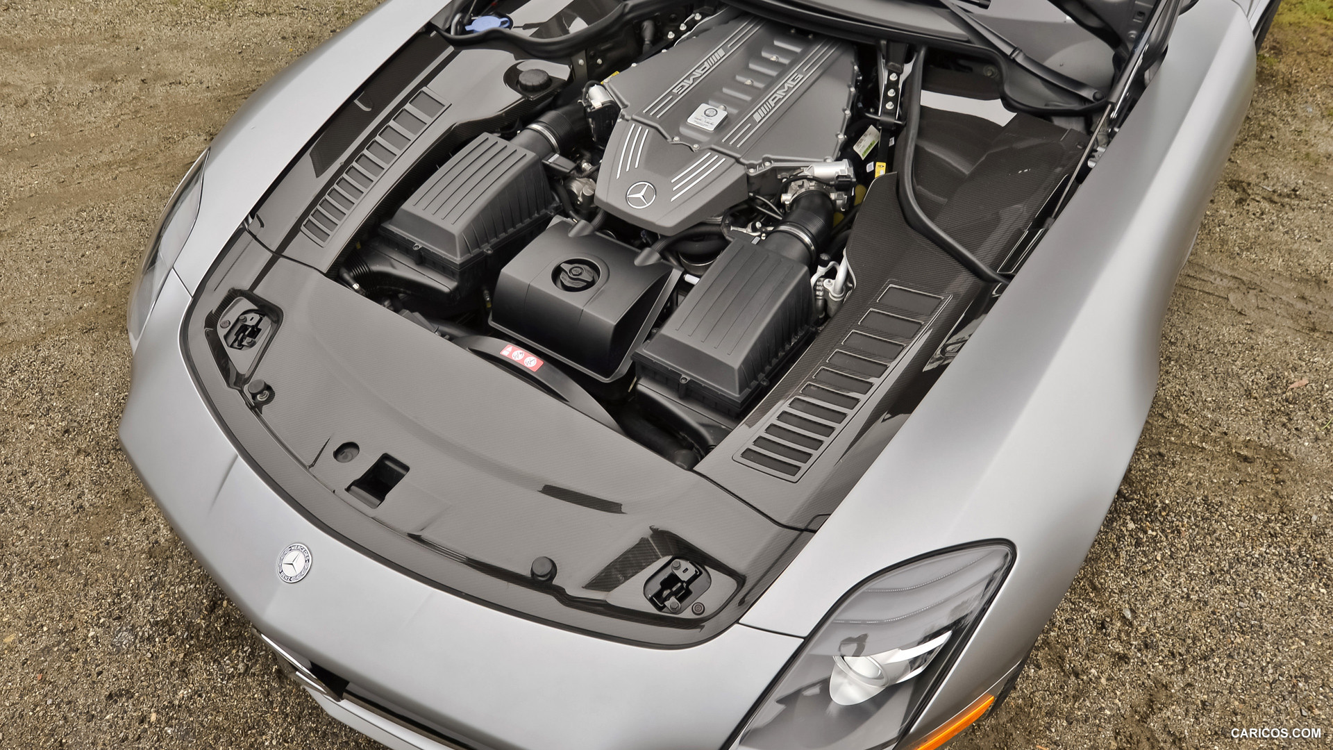 2013 Mercedes-Benz SLS AMG GT Coupe designo Magno Alanite Grey  - Engine, #195 of 208