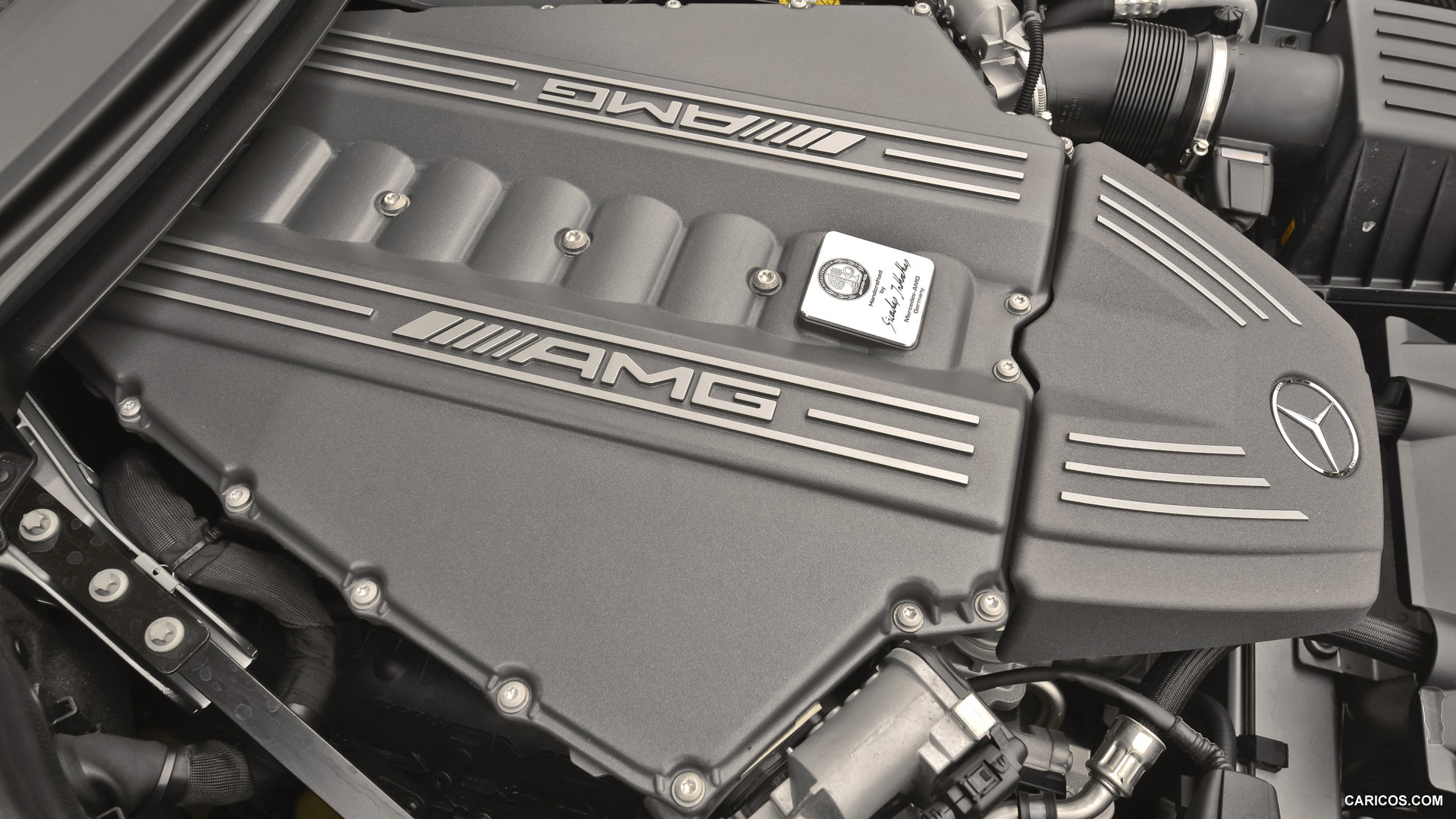2013 Mercedes-Benz SLS AMG GT Coupe designo Magno Alanite Grey  - Engine, #207 of 208