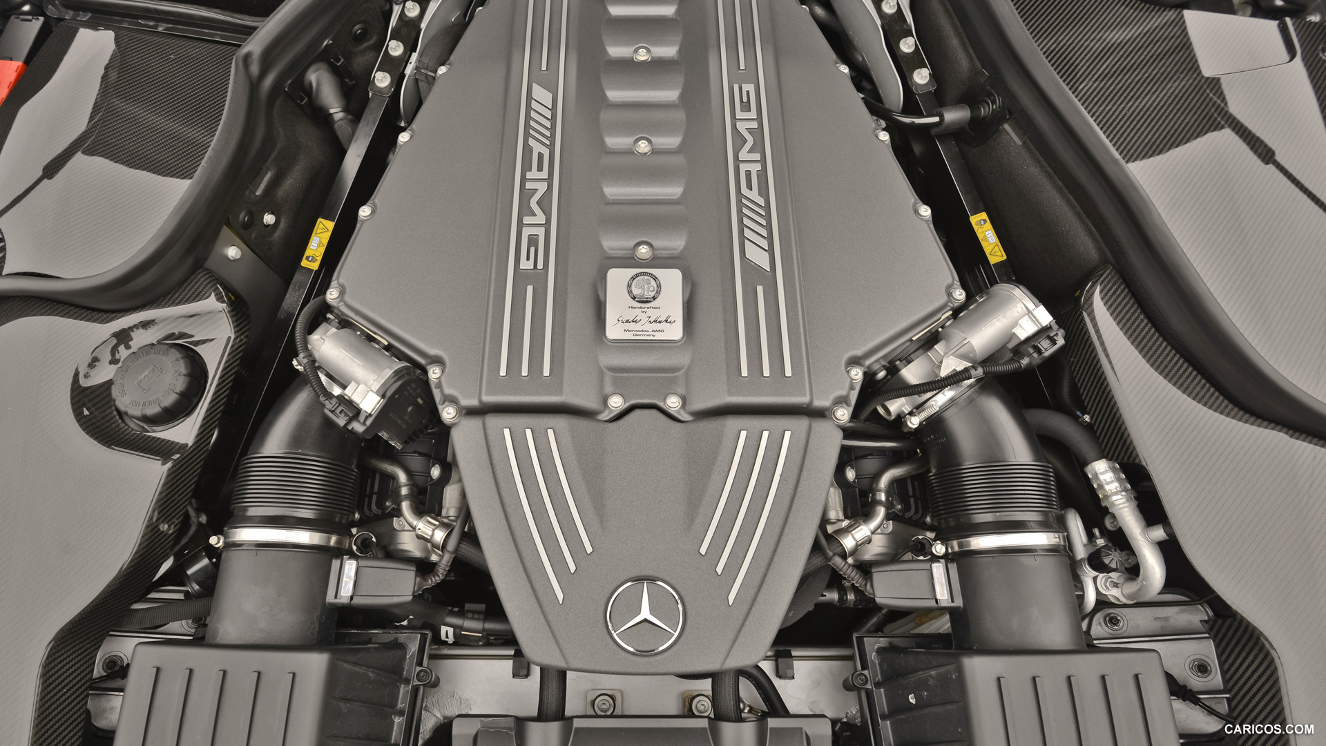 2013 Mercedes-Benz SLS AMG GT Coupe designo Magno Alanite Grey  - Engine, #208 of 208
