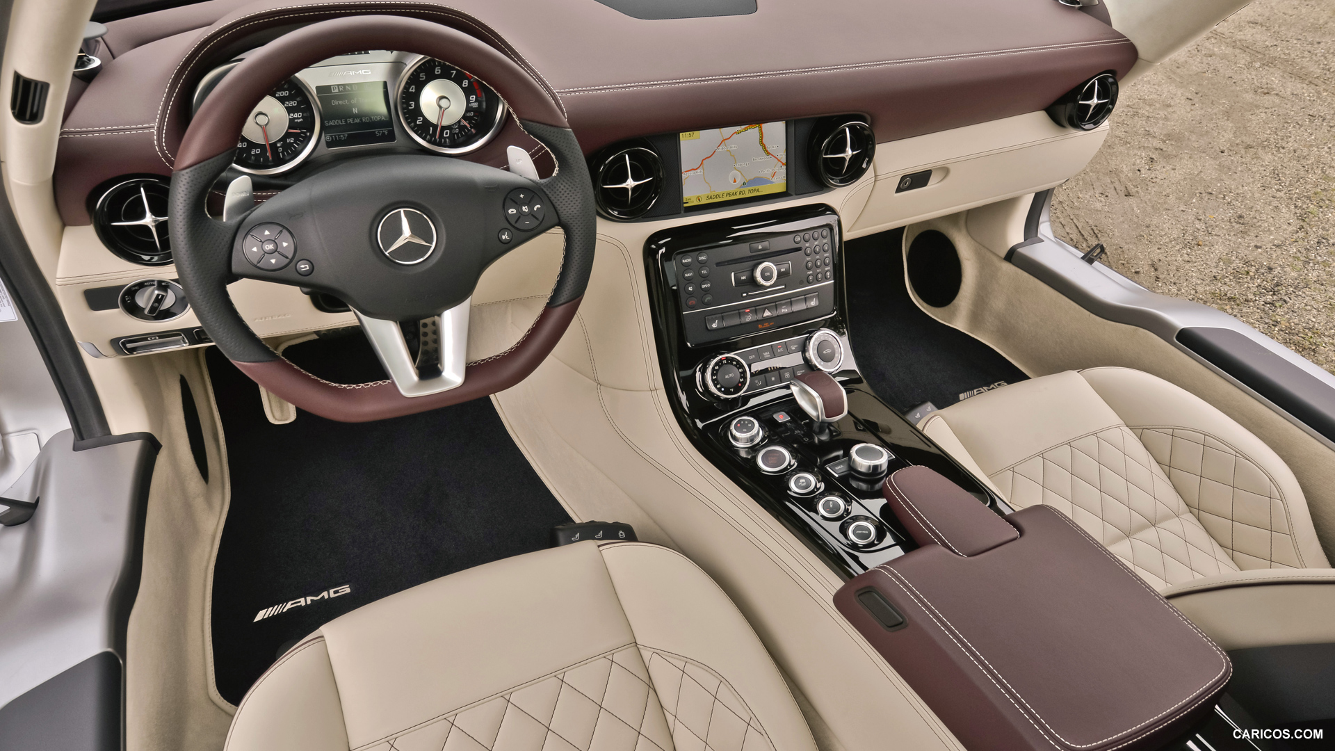 2013 Mercedes-Benz SLS AMG GT Coupe designo Magno Alanite Grey  - Interior, #203 of 208