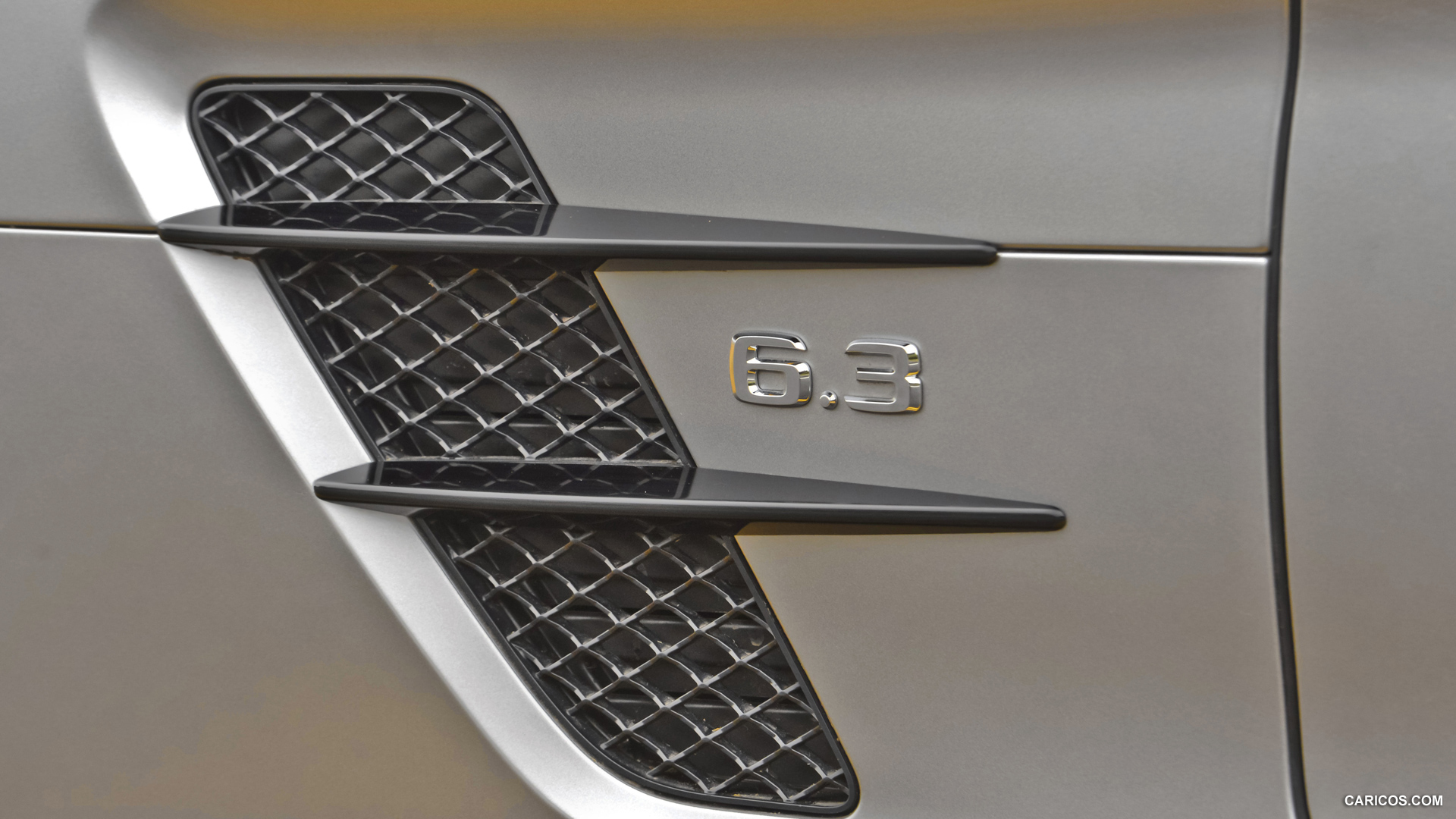 2013 Mercedes-Benz SLS AMG GT Coupe designo Magno Alanite Grey Side Vent - Detail, #200 of 208
