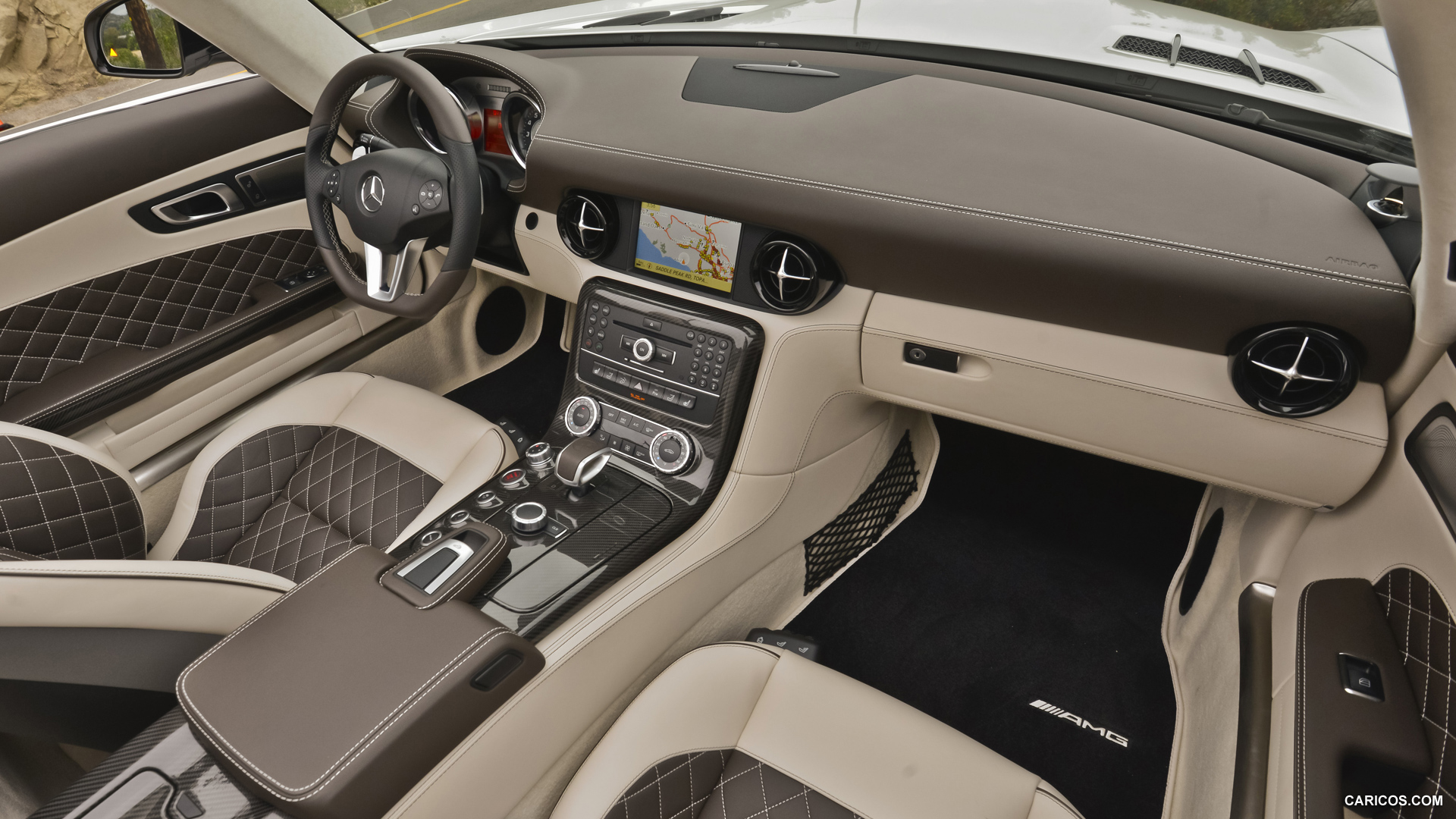 2013 Mercedes-Benz SLS AMG GT Roadster designo Mystic White  - Interior, #157 of 208