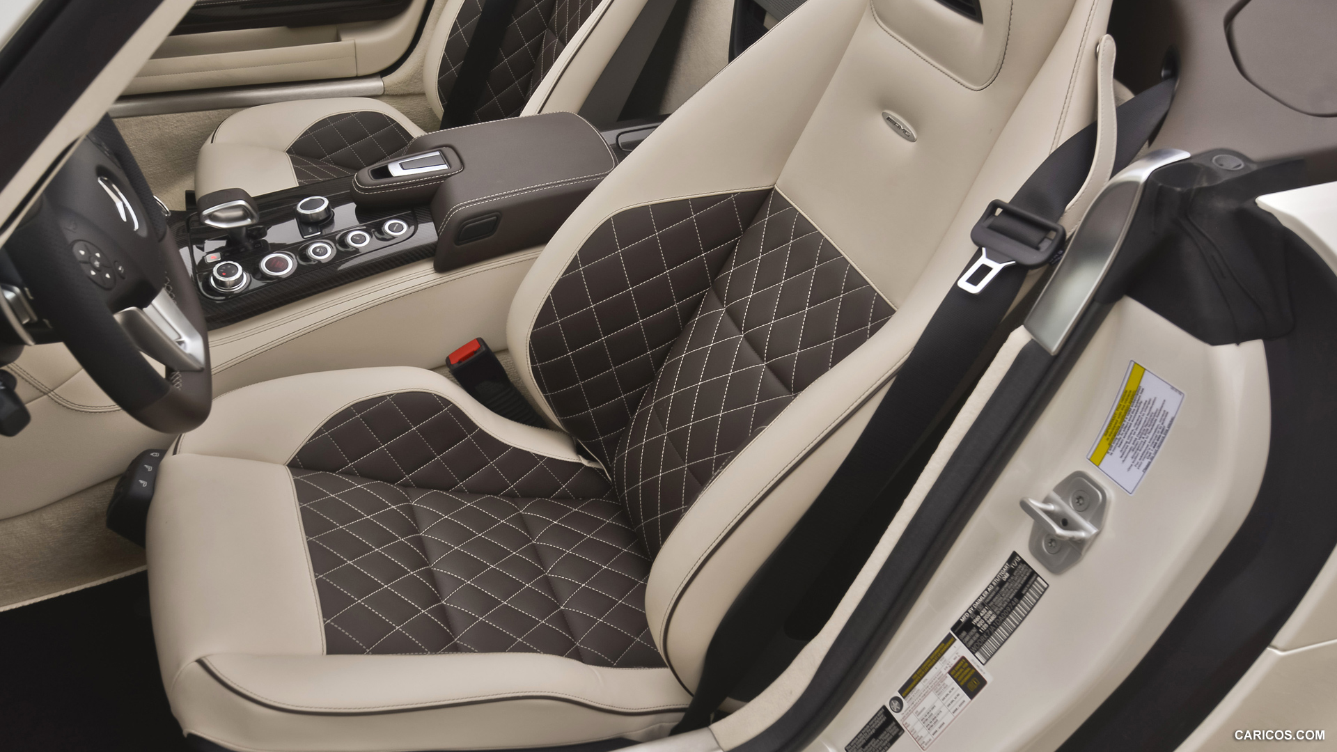 2013 Mercedes-Benz SLS AMG GT Roadster designo Mystic White  - Interior, #158 of 208