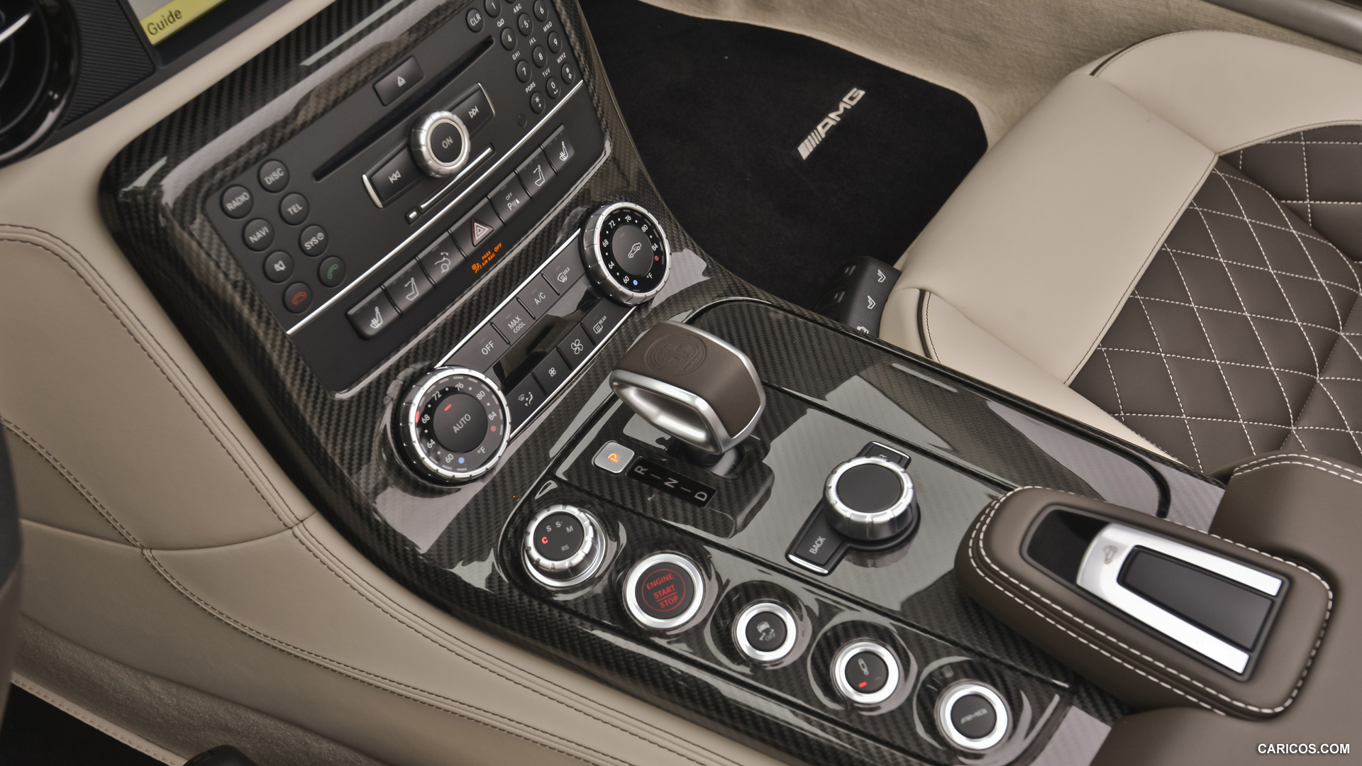 2013 Mercedes-Benz SLS AMG GT Roadster designo Mystic White  - Interior Detail, #162 of 208