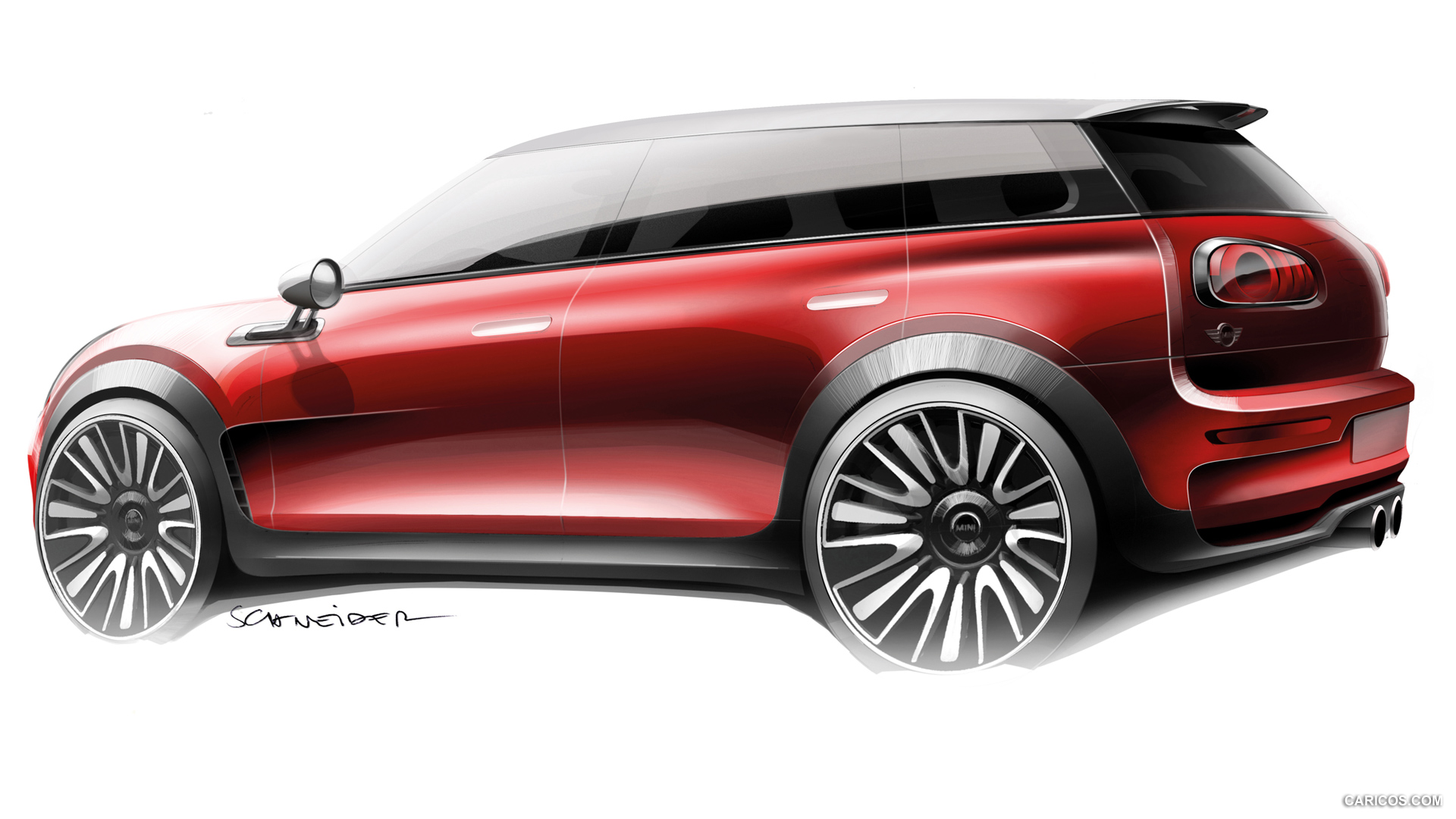 2014 MINI Clubman Concept  - Design Sketch, #18 of 20