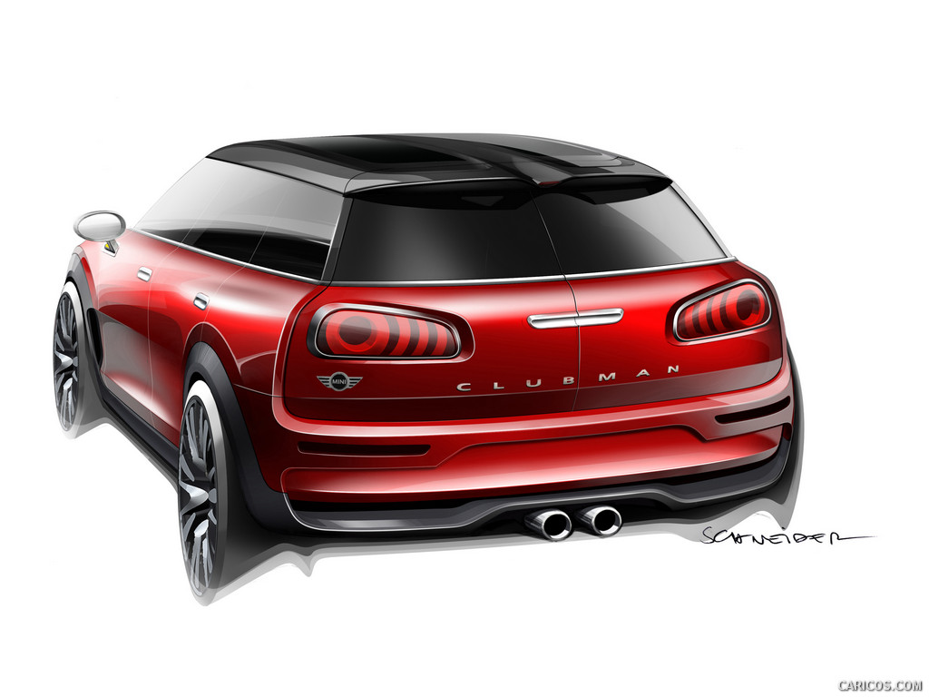 2014 MINI Clubman Concept  - Design Sketch