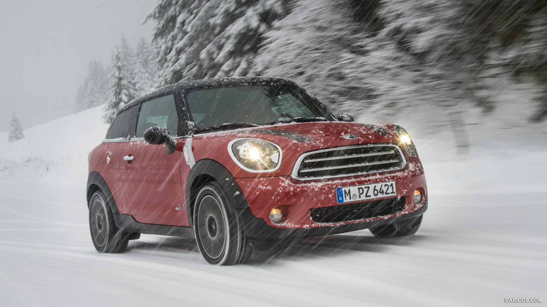 2014 MINI Cooper D Paceman ALL4 in Snow - Front, #6 of 25