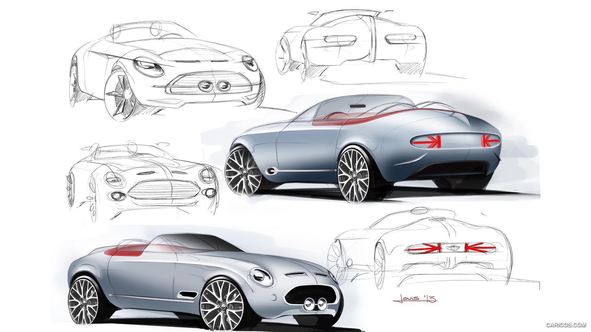 2014 MINI Superleggera Vision Concept  - Design Sketch, #46 of 59