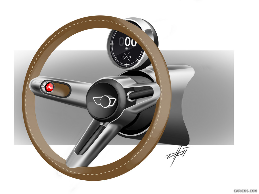 2014 MINI Superleggera Vision Concept  - Design Sketch