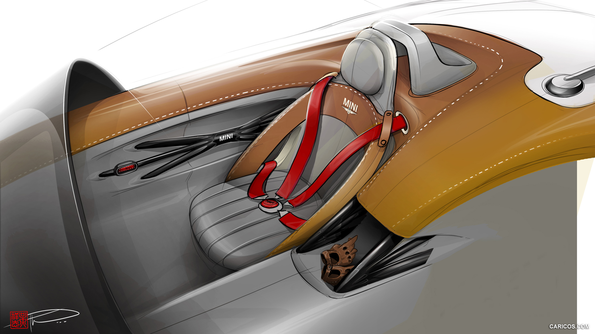 2014 MINI Superleggera Vision Concept  - Design Sketch, #54 of 59