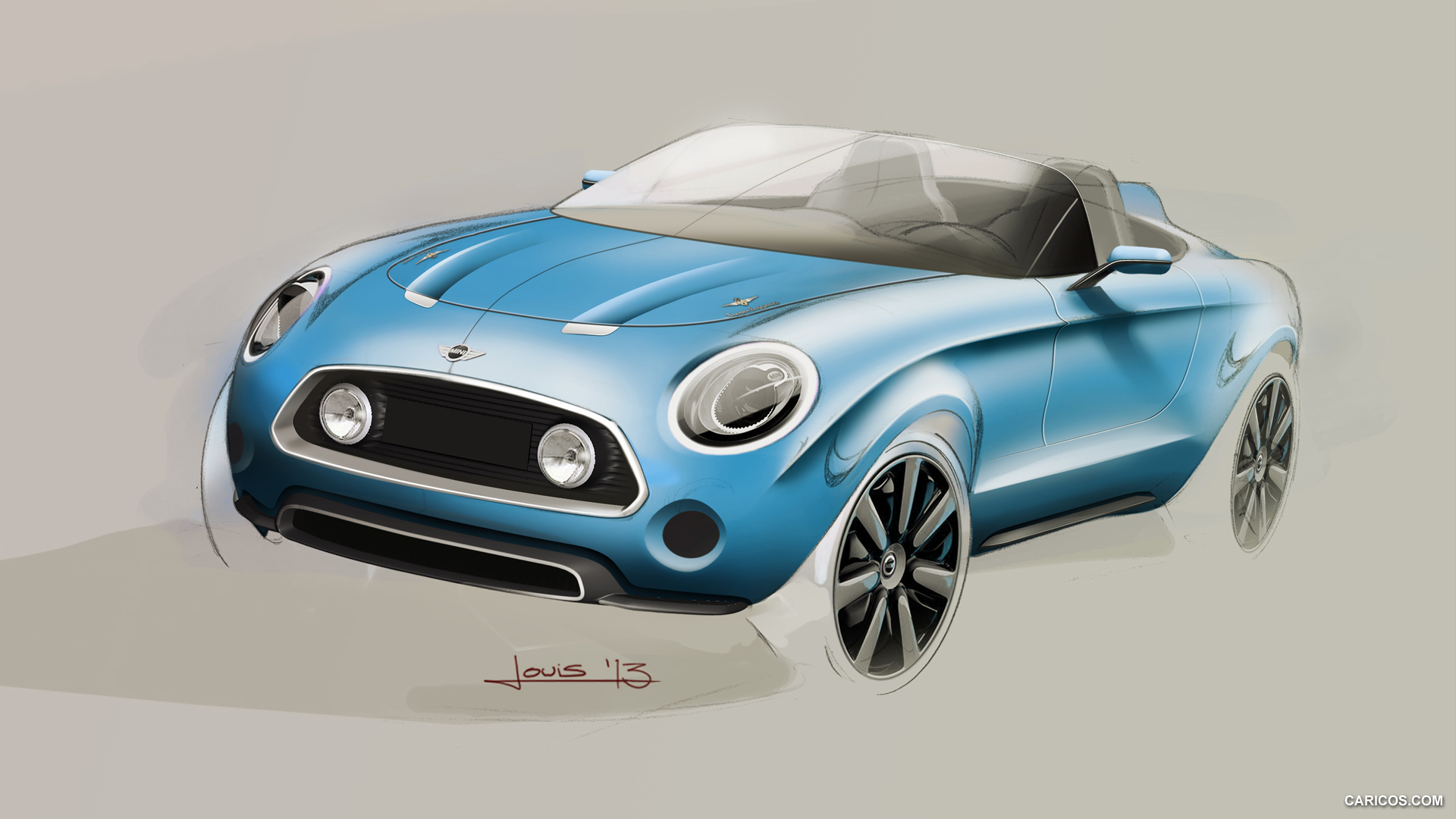 2014 MINI Superleggera Vision Concept  - Design Sketch, #56 of 59