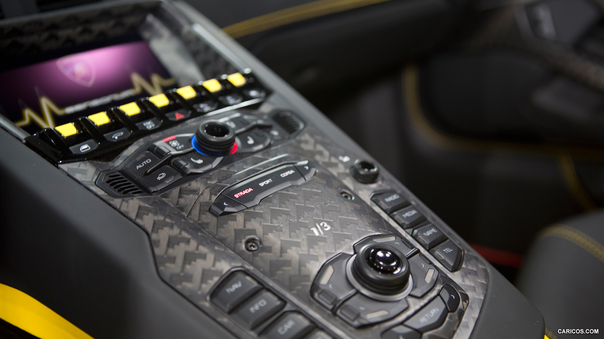 2014 Mansory Carbonado Apertos based on Lamborghini Aventador Roadster  - Interior Detail, #6 of 8