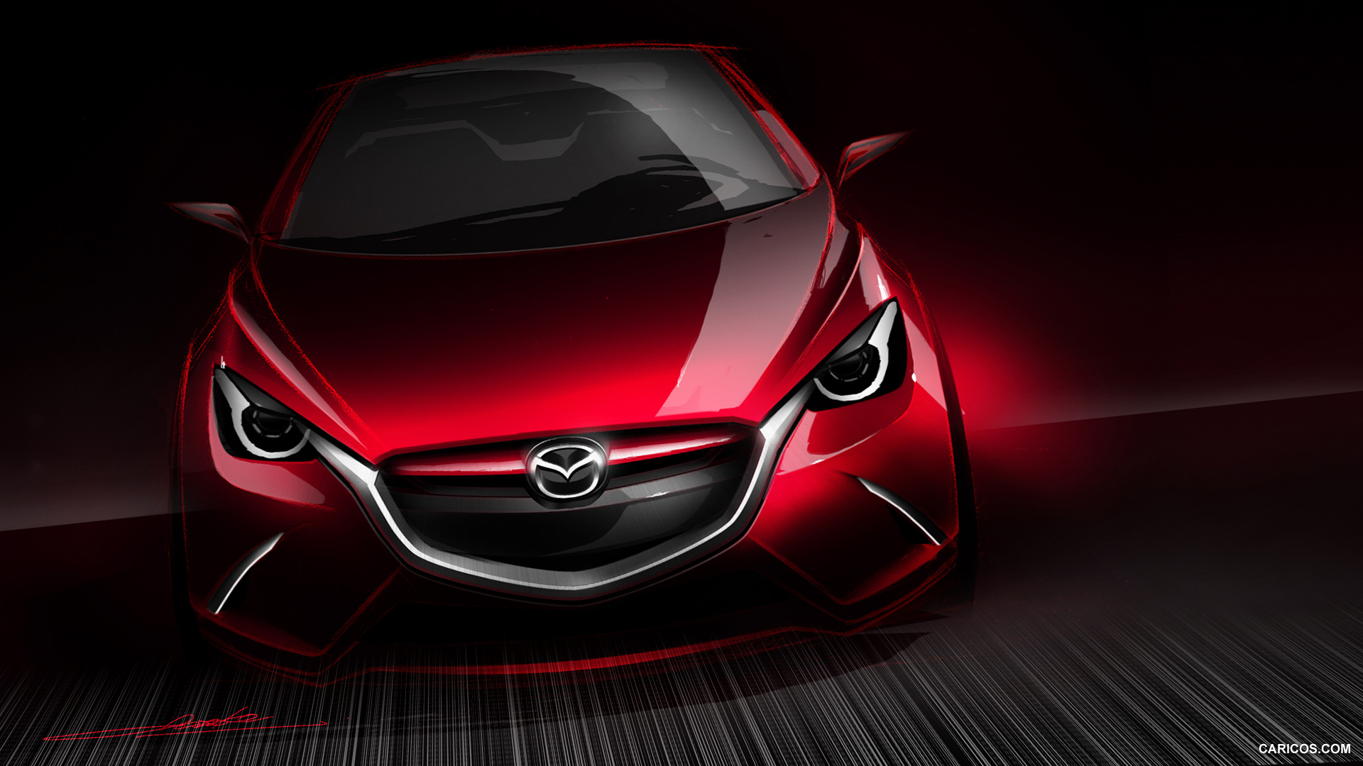 2014 Mazda Hazumi Concept  - Design Sketch, #61 of 70