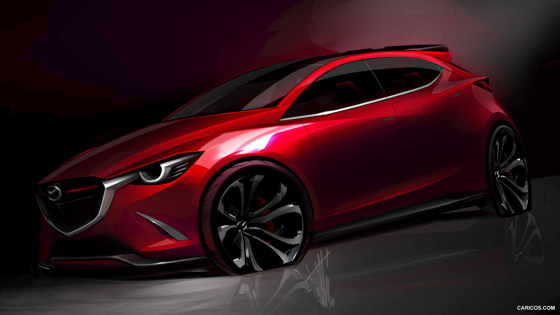 2014 Mazda Hazumi Concept  - Design Sketch, #62 of 70