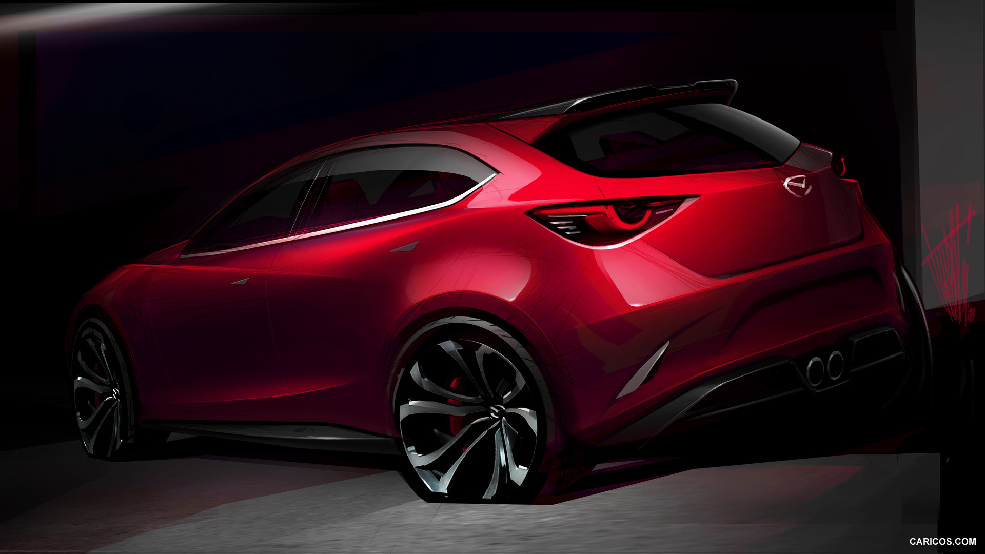 2014 Mazda Hazumi Concept  - Design Sketch, #63 of 70