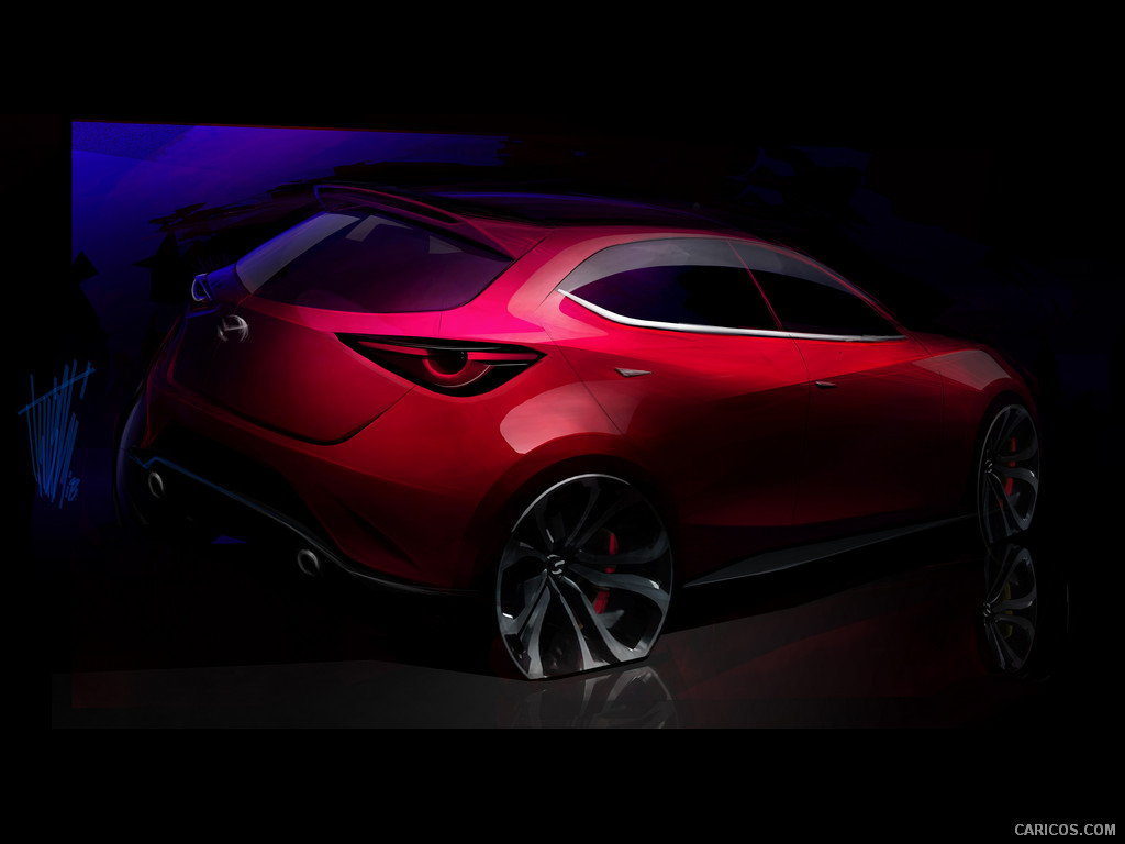 2014 Mazda Hazumi Concept  - Design Sketch