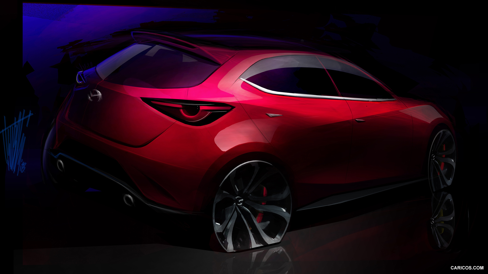 2014 Mazda Hazumi Concept  - Design Sketch, #65 of 70