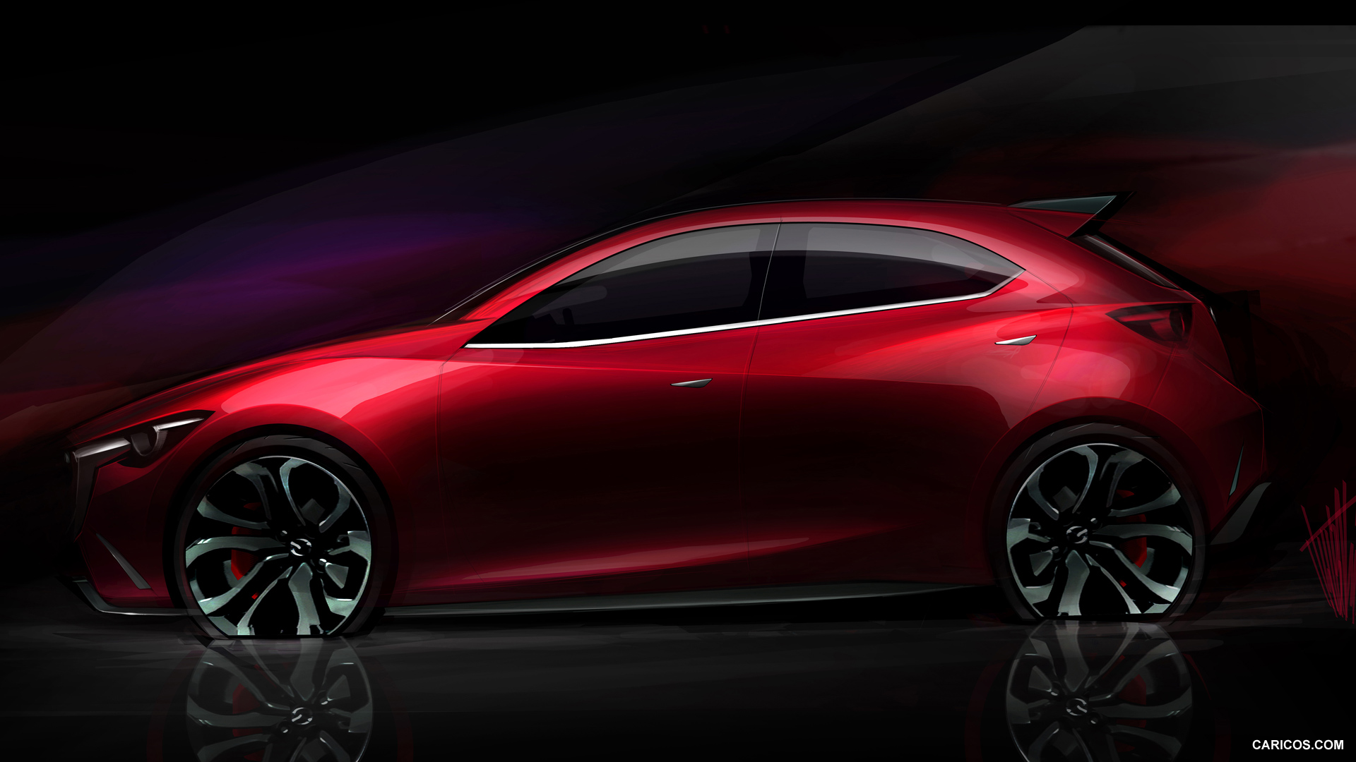 2014 Mazda Hazumi Concept  - Design Sketch, #66 of 70