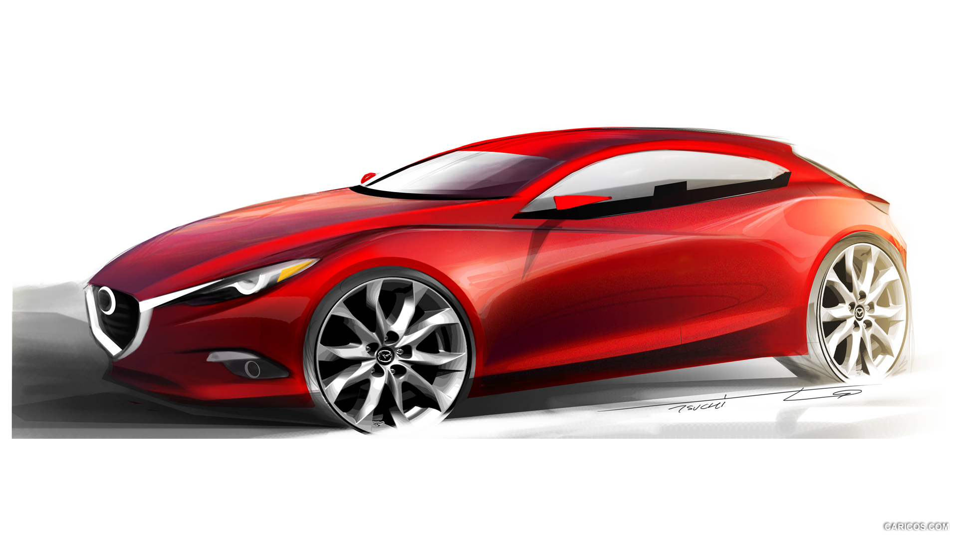 2014 Mazda3 Hatchback  - Design Sketch, #202 of 204