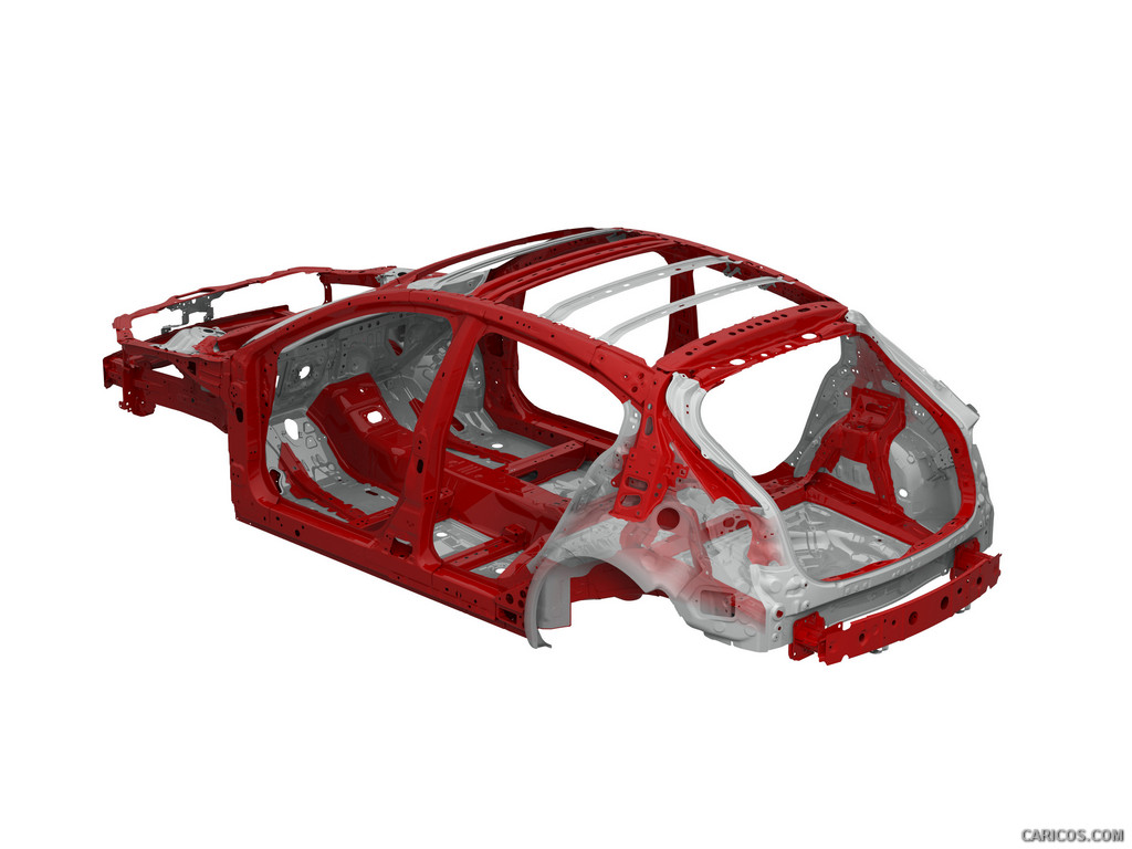 2014 Mazda3 Hatchback Body Structure - Technical Drawing