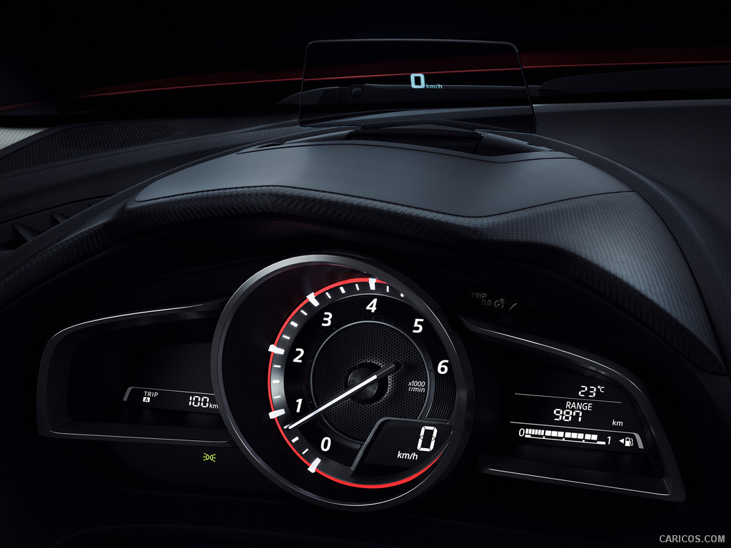 2014 Mazda3 Hatchback Head-up display - Instrument Cluster