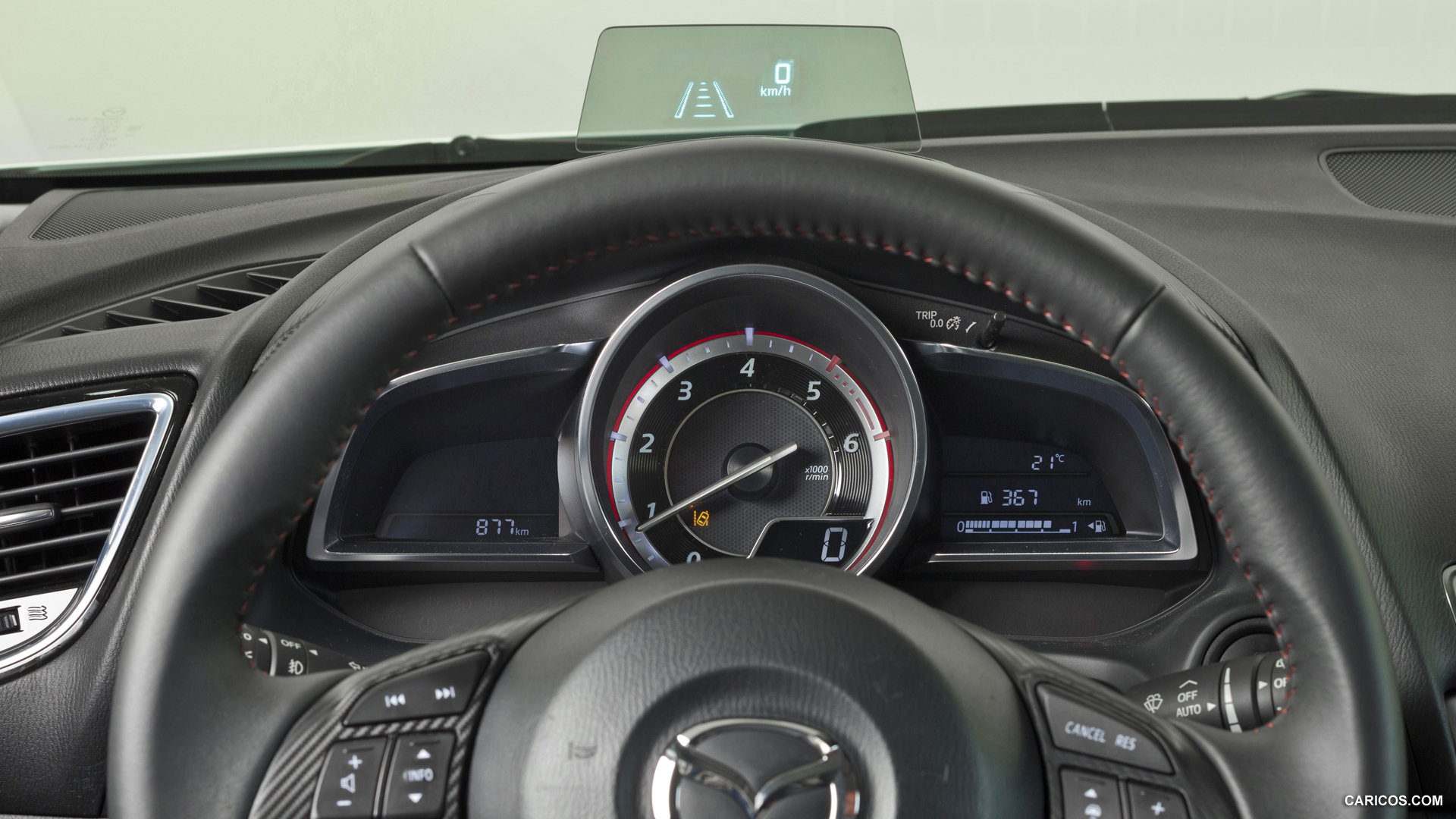 2014 Mazda3 Sedan Head-up Display - Instrument Cluster, #87 of 98