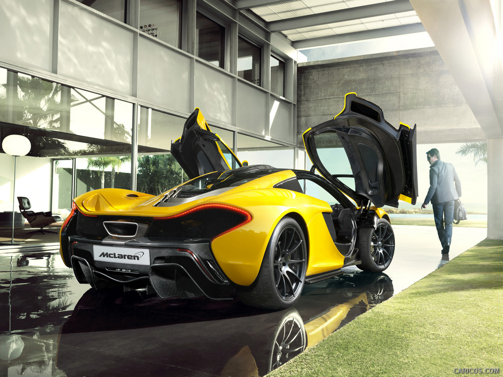 2014 McLaren P1 Doors Open - Rear