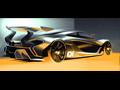 2014 McLaren P1 GTR Concept  - Design Sketch