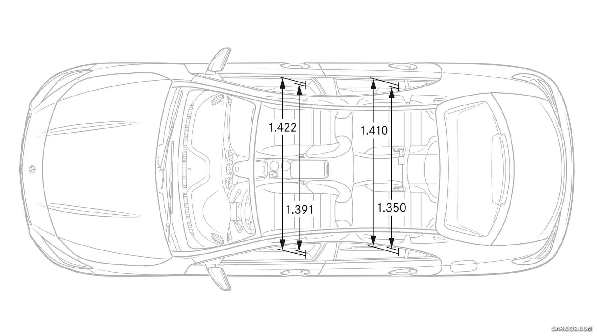 2014 Mercedes-Benz CLA-Class  - Dimensions, #165 of 183
