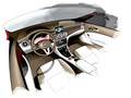 2014 Mercedes-Benz CLA-Class Interior - Design Sketch