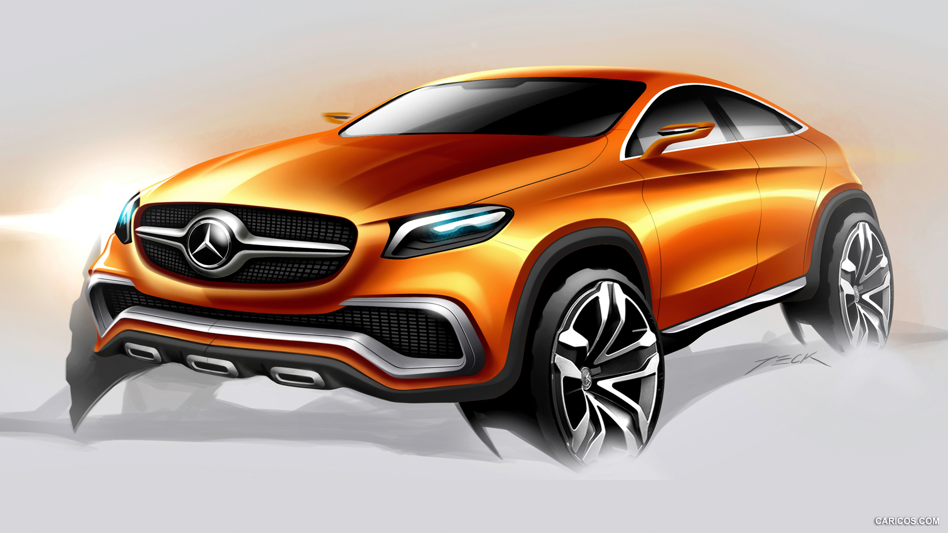 2014 Mercedes-Benz Coupe SUV Concept  - Design Sketch, #16 of 17