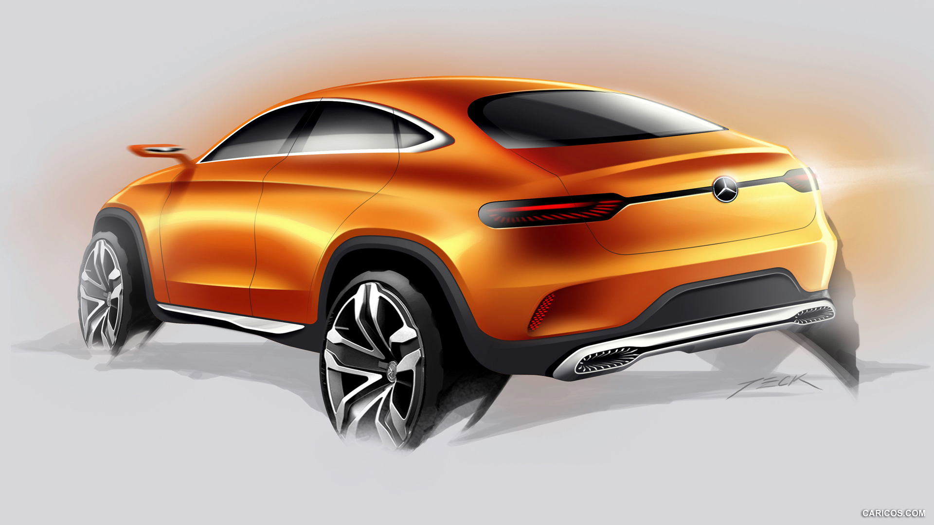 2014 Mercedes-Benz Coupe SUV Concept  - Design Sketch, #17 of 17