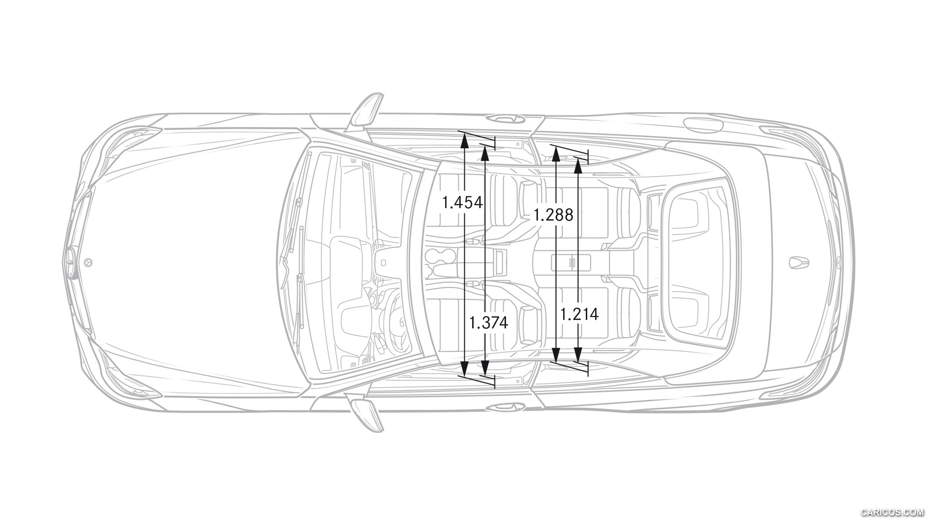 2014 Mercedes-Benz E-Class Cabriolet  - Dimensions, #52 of 82