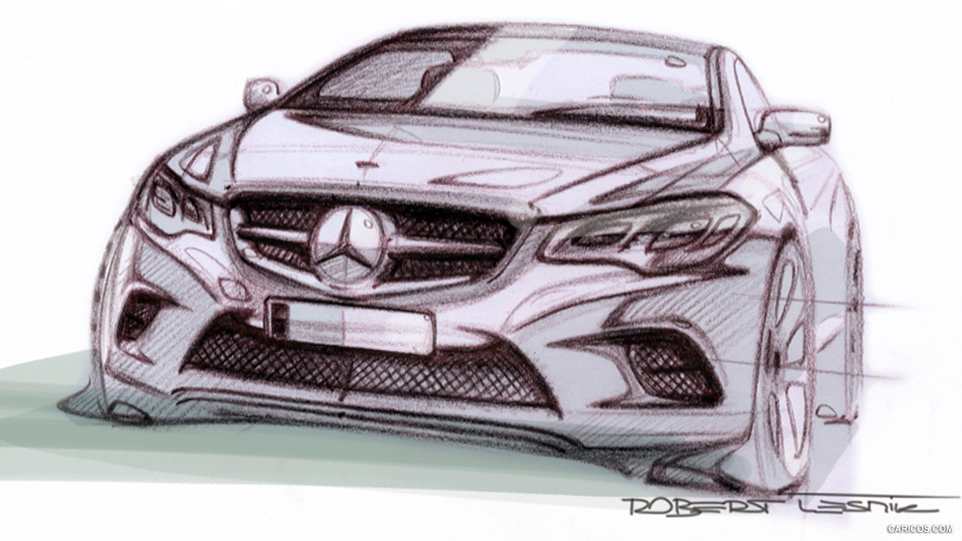 2014 Mercedes-Benz E-Class Coupe  - Design Sketch, #58 of 78