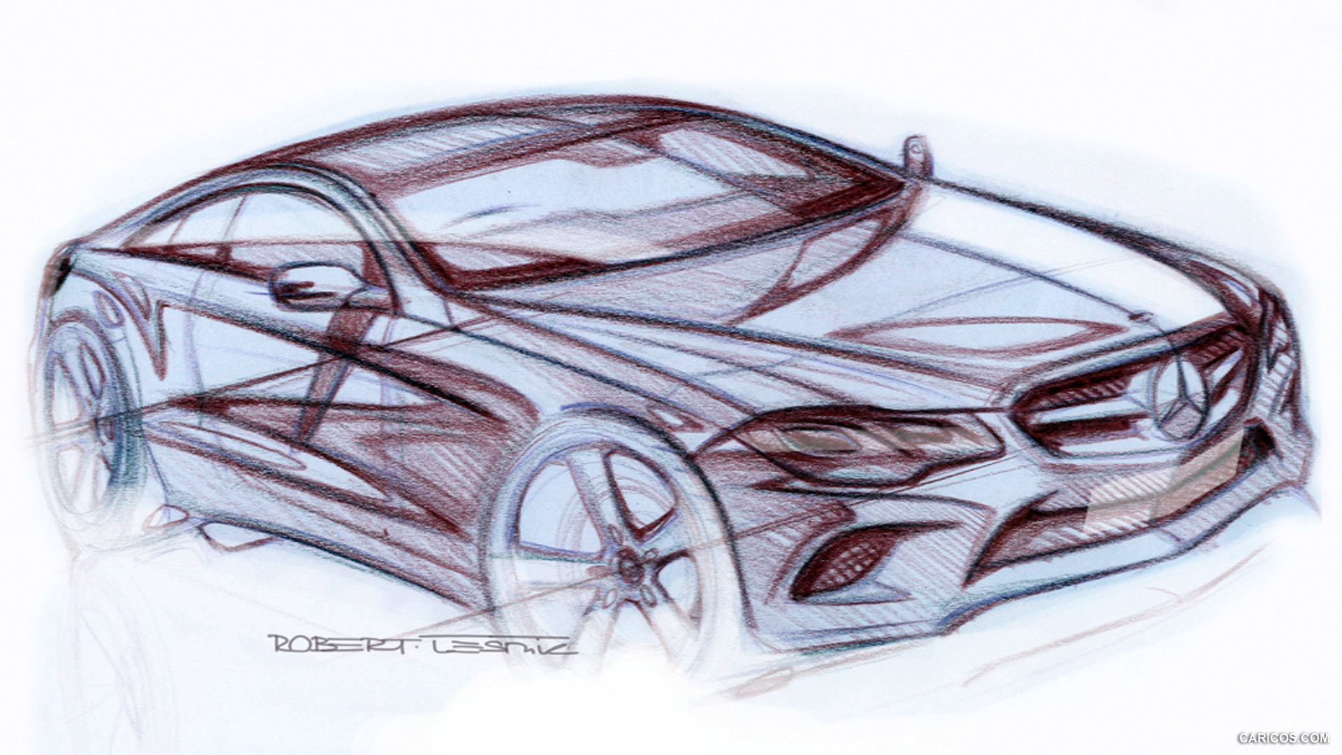 2014 Mercedes-Benz E-Class Coupe  - Design Sketch, #59 of 78