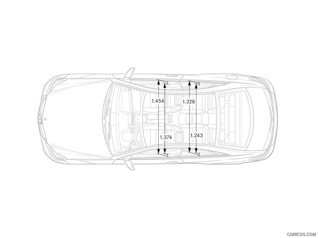 2014 Mercedes-Benz E-Class Coupe  - Dimensions