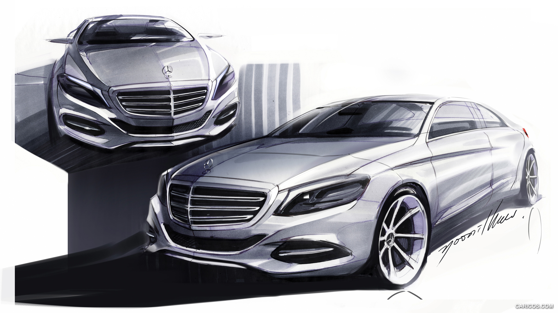 2014 Mercedes-Benz S-Class  - Design Sketch, #86 of 138