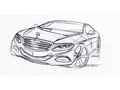 2014 Mercedes-Benz S-Class  - Design Sketch