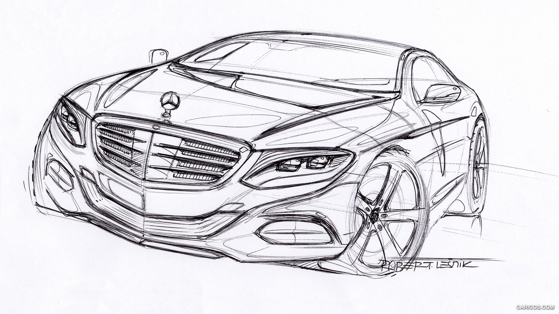 2014 Mercedes-Benz S-Class  - Design Sketch, #87 of 138