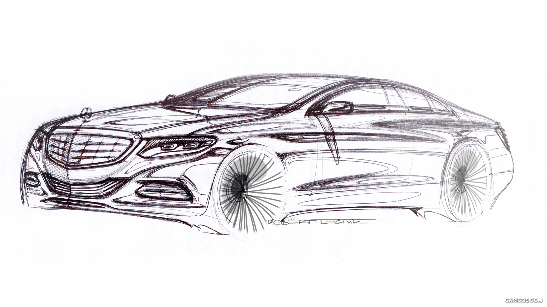 2014 Mercedes-Benz S-Class  - Design Sketch, #88 of 138