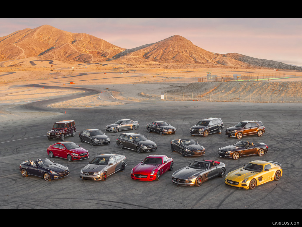 2014 Mercedes-Benz SLS AMG Coupe Black Series (US Version) and AMG Lineup - Top