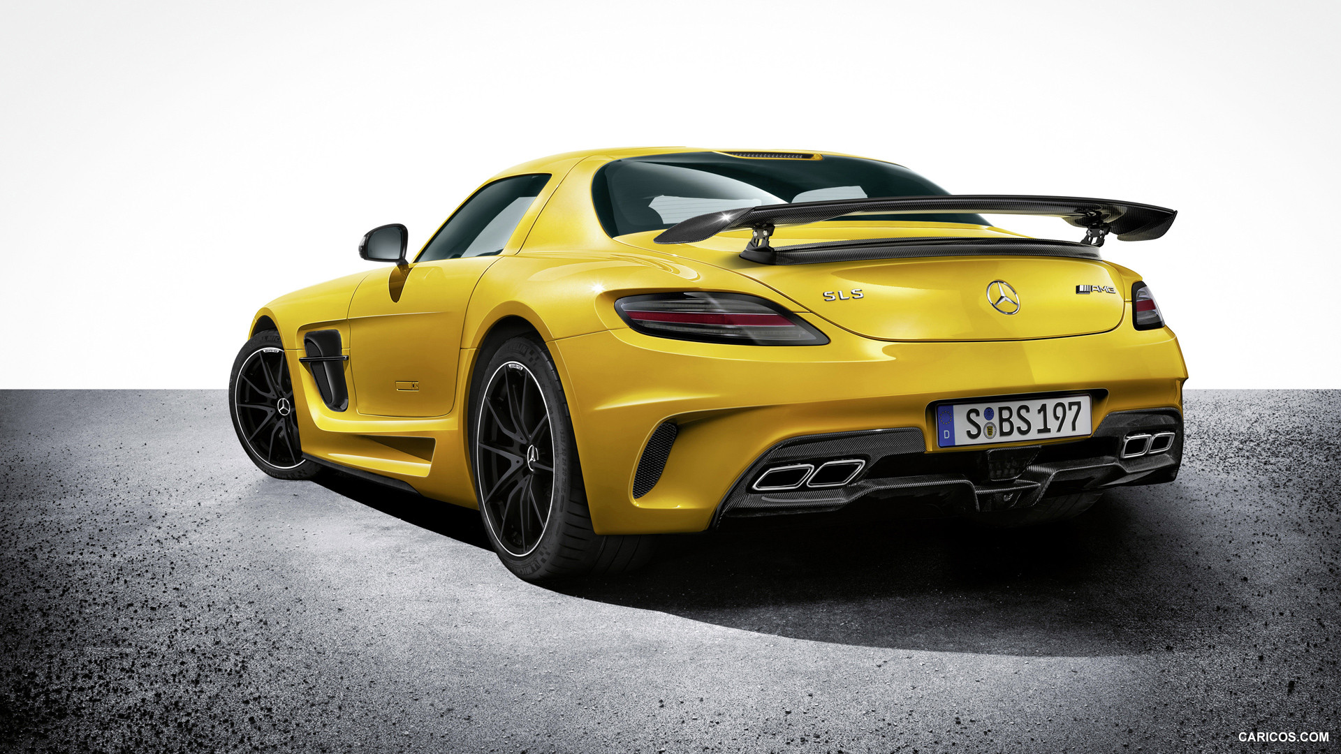 2014 Mercedes-Benz SLS AMG Coupe Black Series Solarbeam - Rear, #15 of 40