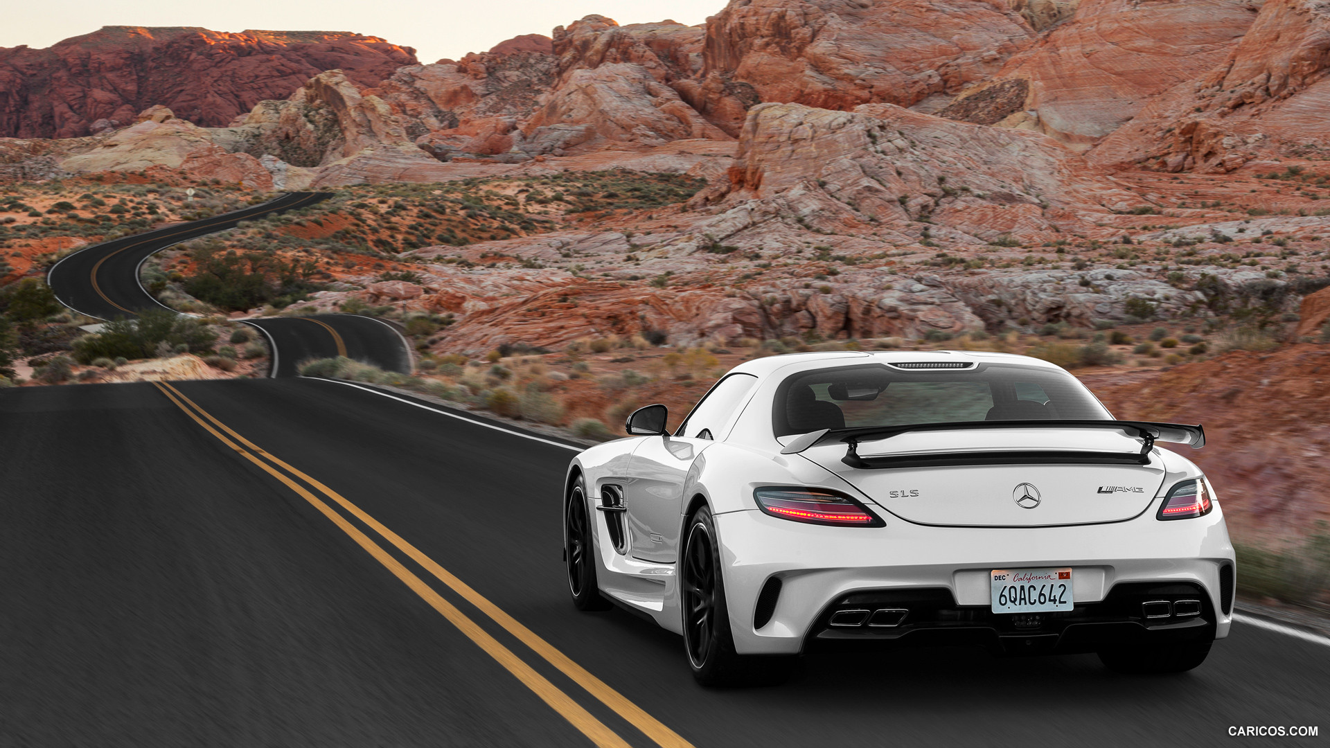 2014 Mercedes-Benz SLS AMG Coupe Black Series White - Rear, #4 of 40