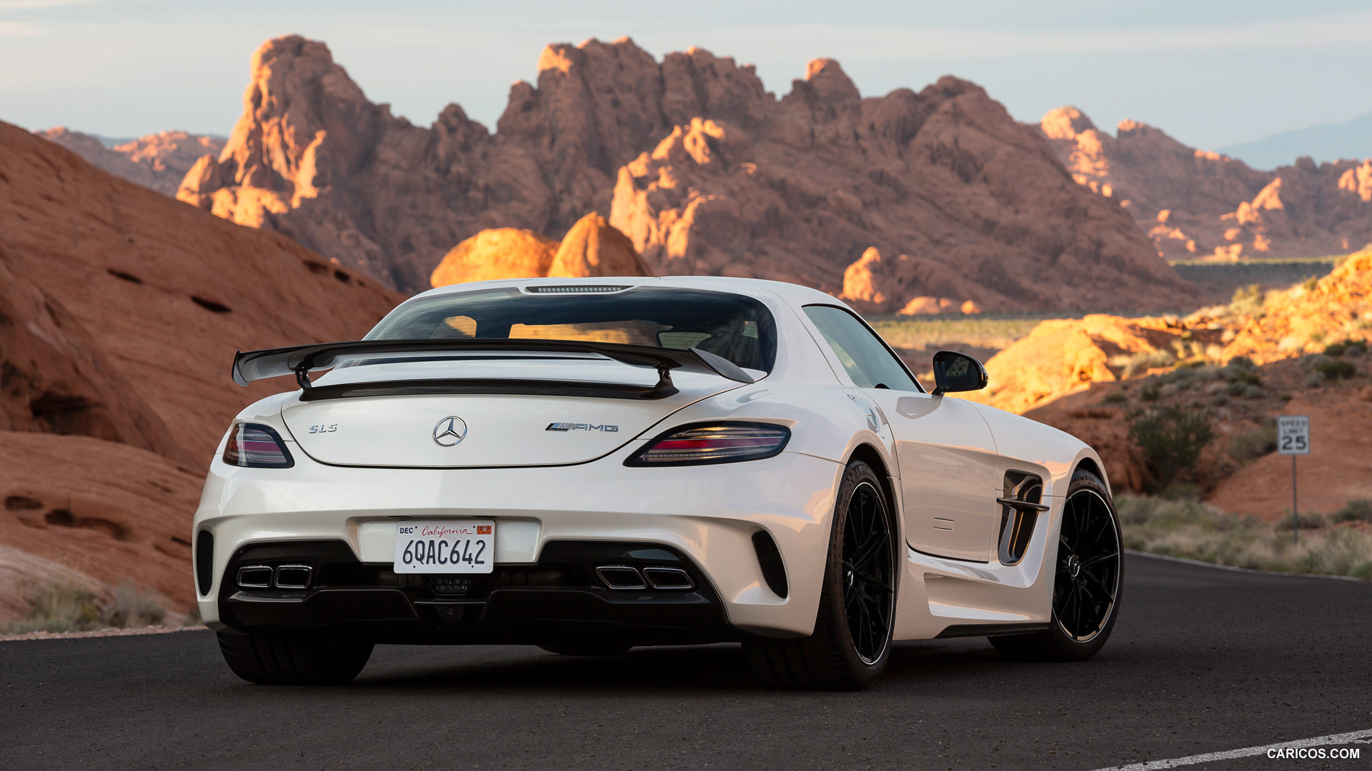 2014 Mercedes-Benz SLS AMG Coupe Black Series White - Rear, #11 of 40