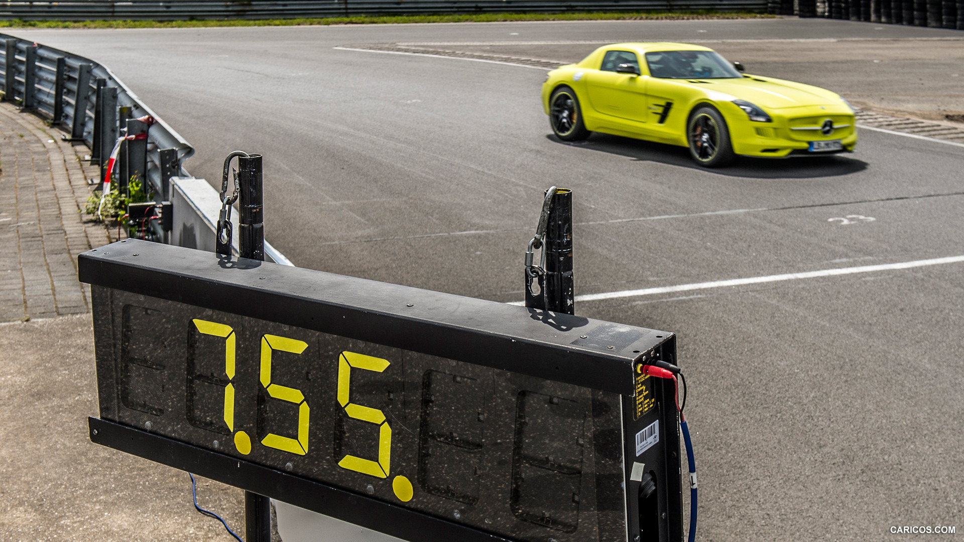 2014 Mercedes-Benz SLS AMG Coupe Electric Drive, Yellow at Nürburgring  Record-setting Lap Time - , #45 of 47