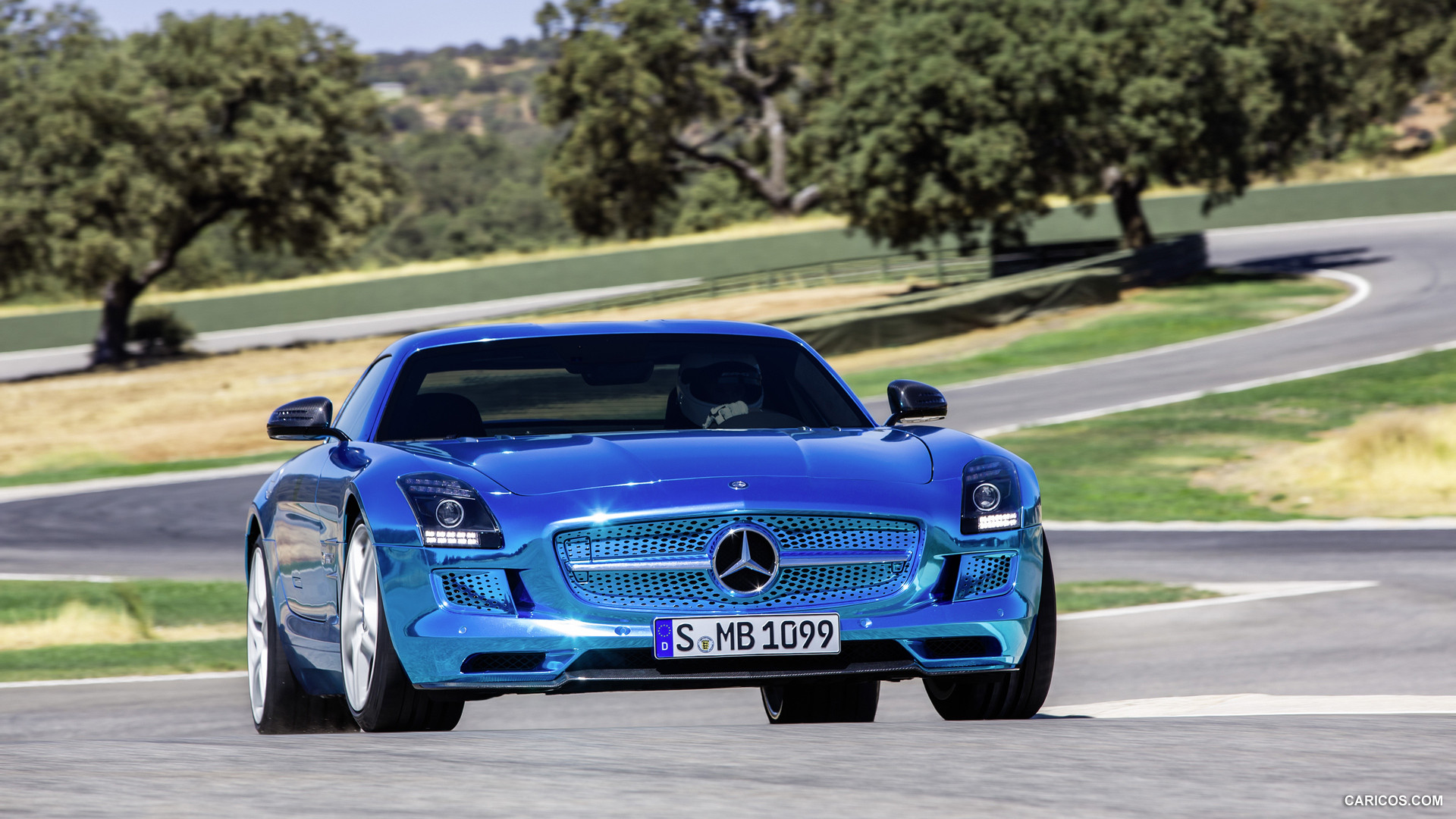 2014 Mercedes-Benz SLS AMG Coupe Electric Drive  - Front, #8 of 47