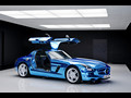 2014 Mercedes-Benz SLS AMG Coupe Electric Drive Doors Up - Side