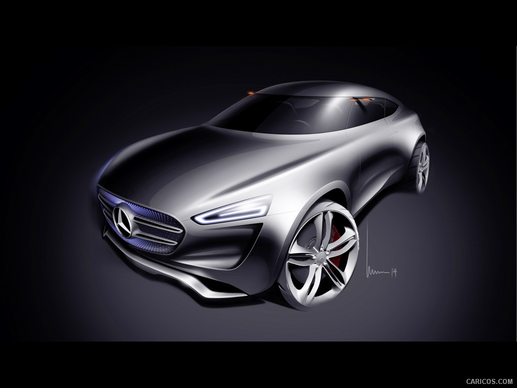 2014 Mercedes-Benz Vision G-Code SUC Concept  - Design Sketch